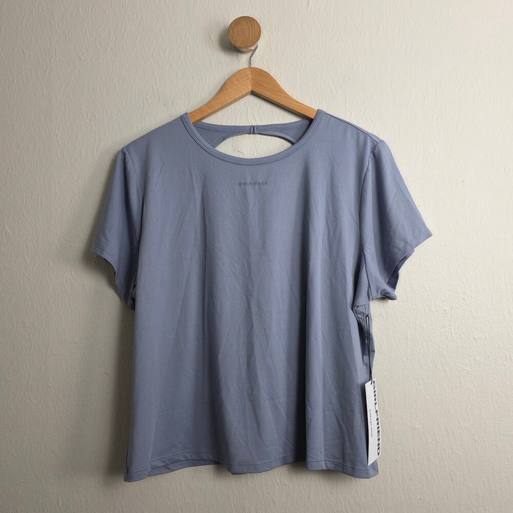 NWT Girlfriend Collective Clara Open Back Short Sleeve Tee XXXL